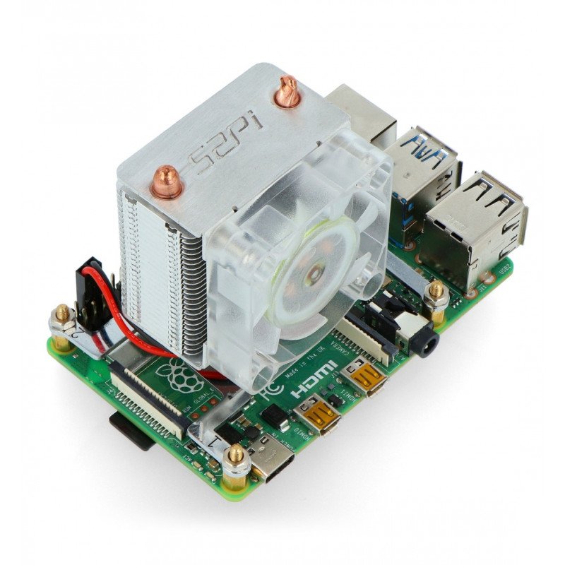 ICE Tower CPU Cooling Fan - Lüfter mit Kühlkörper für Raspberry Pi 4B / 3B + / 3B