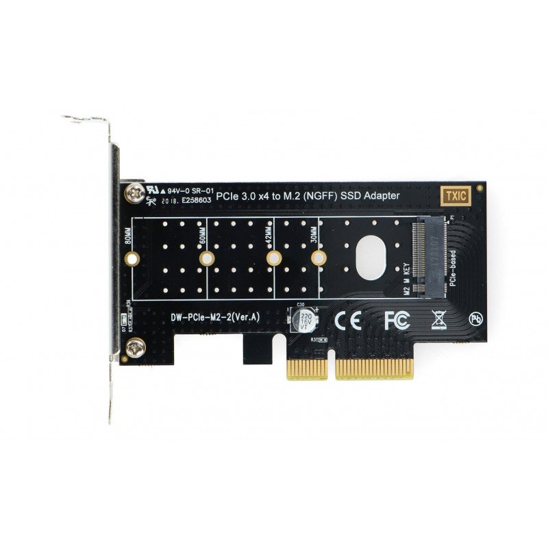 ROCKPro64 - M.2 / NGFF NVMe SSD-Karte für PCI-E X4