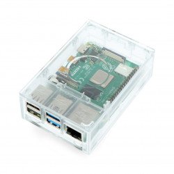 Gehäuse für Raspberry Pi Modell 4B - Multicomp Pro - transparent