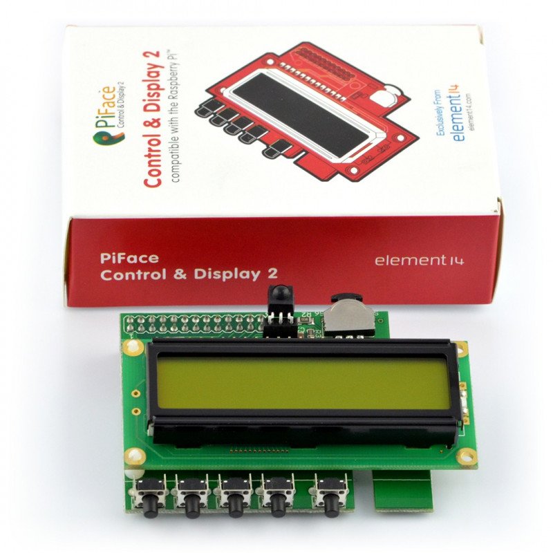 PiFace Control & Display 2 - Erweiterung zum Raspberry Pi B+