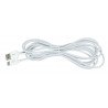 Kabel TRACER USB A 2.0 - USB C weiß - 3m - zdjęcie 4