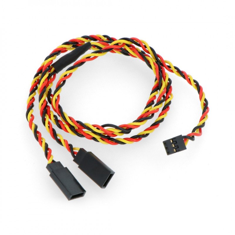 Kabel, Splitter für Servos "Y" - 60 cm verdrillt (JR)