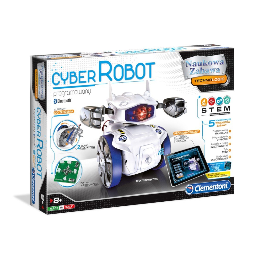 Roboterbausatz zur Selbstmontage - Cyber Robot - Clementoni 60596