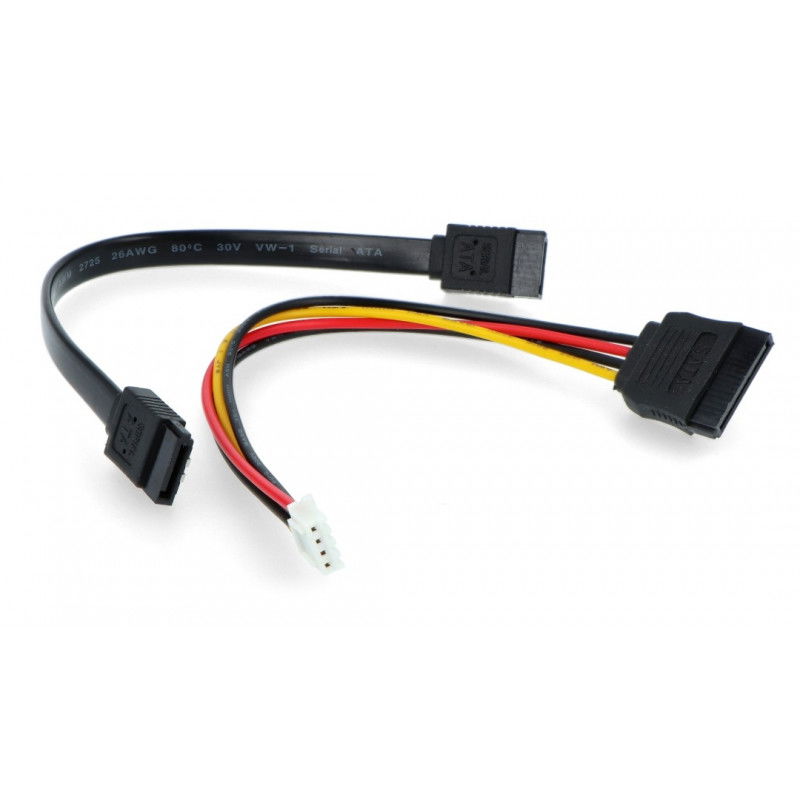 SATA-Kabel und Netzkabel für Odroid H2