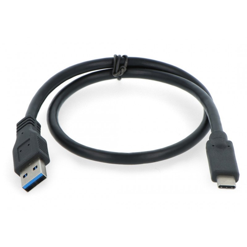 Akyga USB 3.0 A - USB 3.1 Typ C Kabel schwarz - 0,5 m