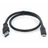 Akyga USB 3.0 A - USB 3.1 Typ C Kabel schwarz - 0,5 m - zdjęcie 2