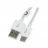 Kabel TRACER USB A 2.0 - USB C weiß - 3m - zdjęcie 1