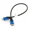 HDMI 2.0 Lanberg 4K-Kabel - 0,5 m - zdjęcie 3