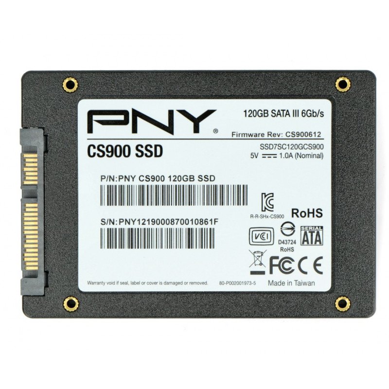 PNY CS900 120 GB SSD-Festplatte