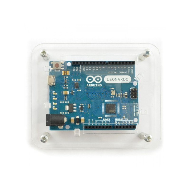 Gehäuse für Arduino Uno und Leonardo - offen, transparent