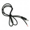 DC 5,5 x 2,1 mm Stecker mit 20 AWG 1 m Kabel - zdjęcie 2