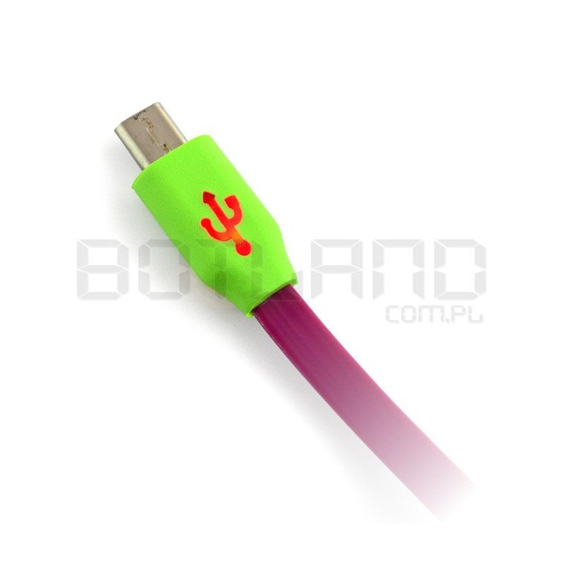 Smile microUSB B Kabel - 1m - verschiedene Farben