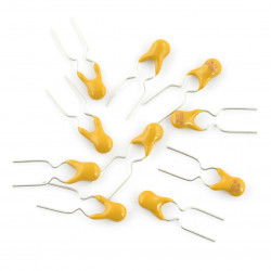 Polymersicherung 72V / 0,2A, Raster 5,1mm - 10St.