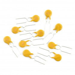 Polymersicherung 72V / 0,5A, Raster 5,1mm - 10St.