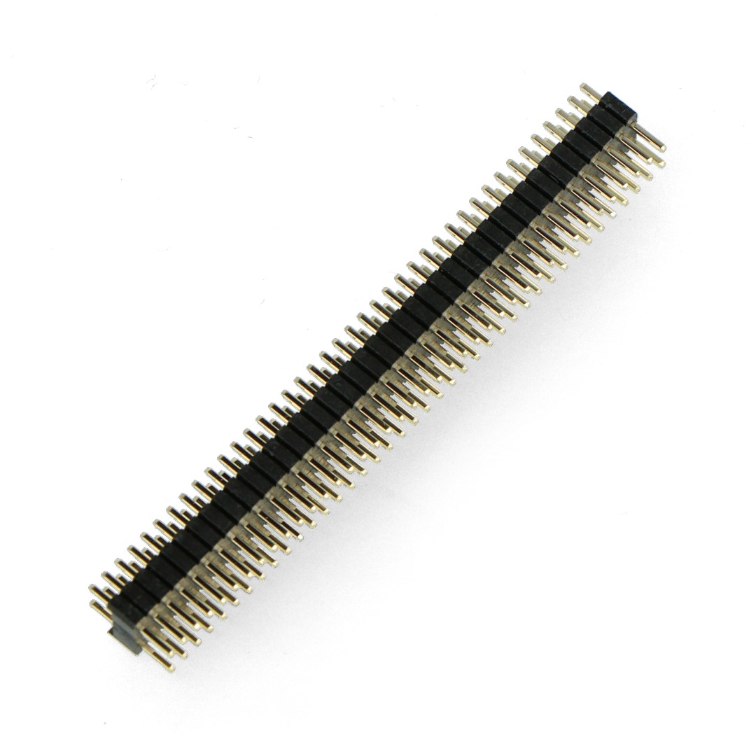 2x40 gerader Goldpin-Stecker