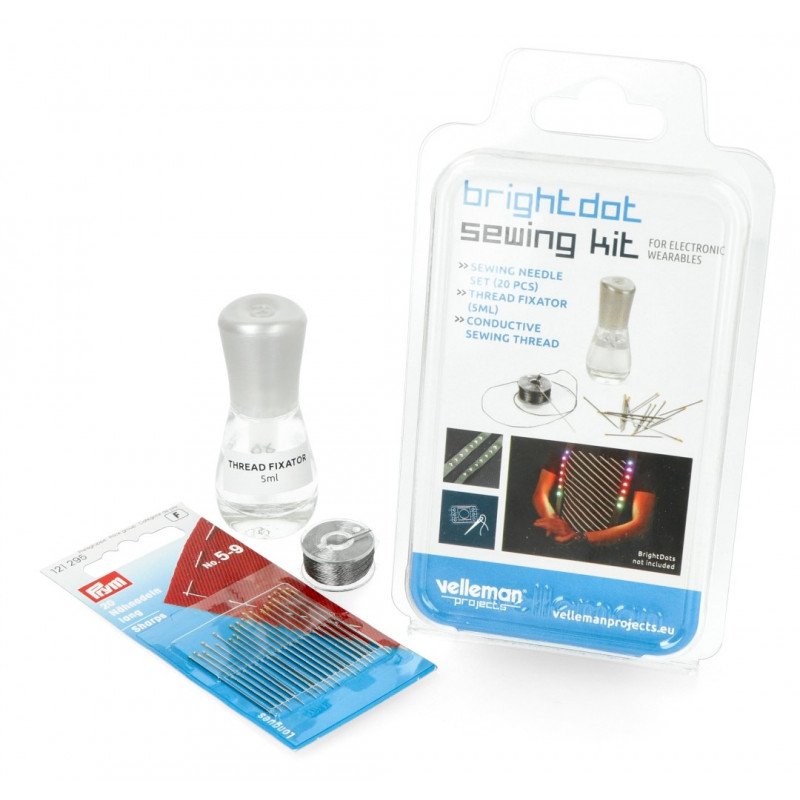 BrightDot-Kit - Nähset für intelligente Kleidung - Velleman VMW110