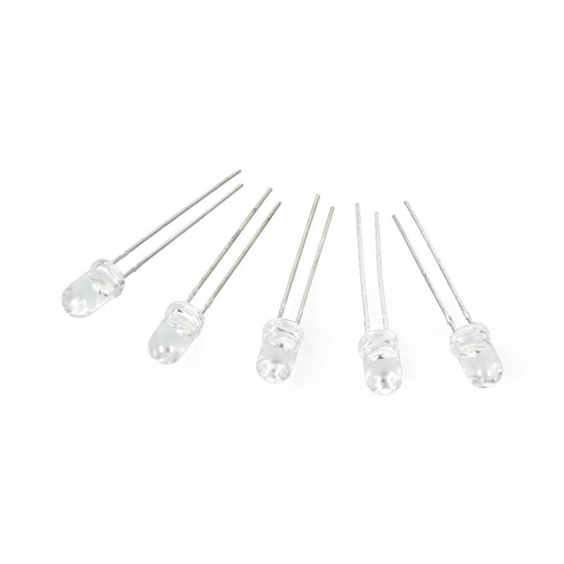 LED 5mm warmweiß klar - 5St