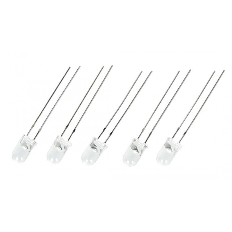 LED 5mm warmweiß klar - 5St