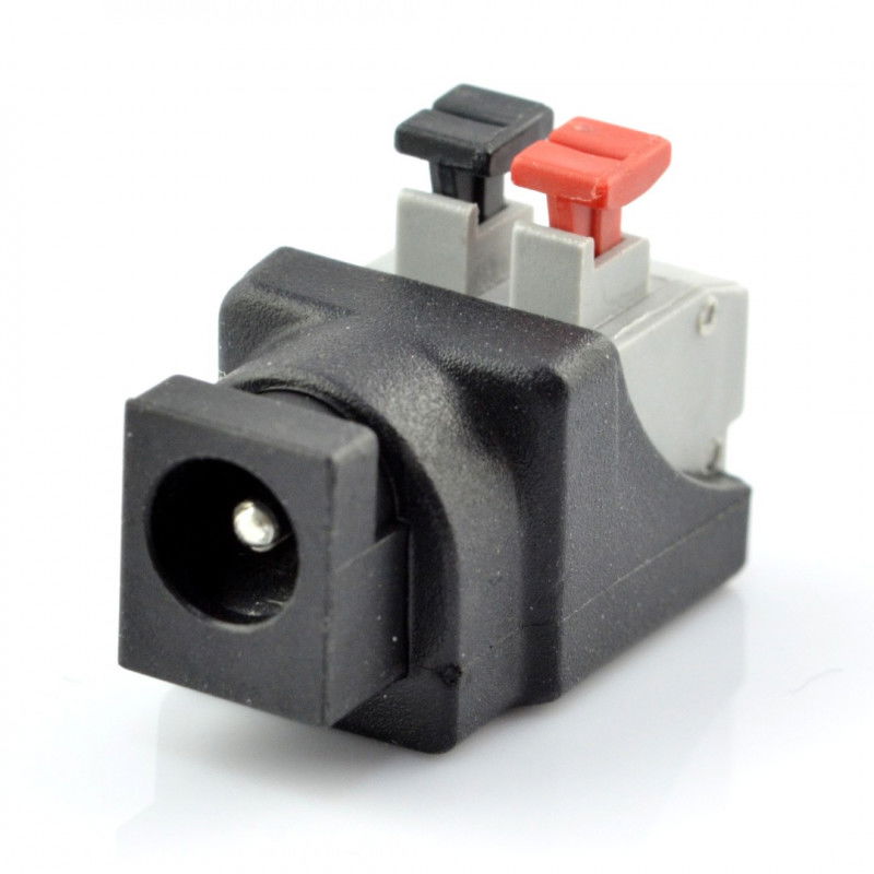 DC-Buchse φ5,5 x 2,1 mm mit Schnellkupplung