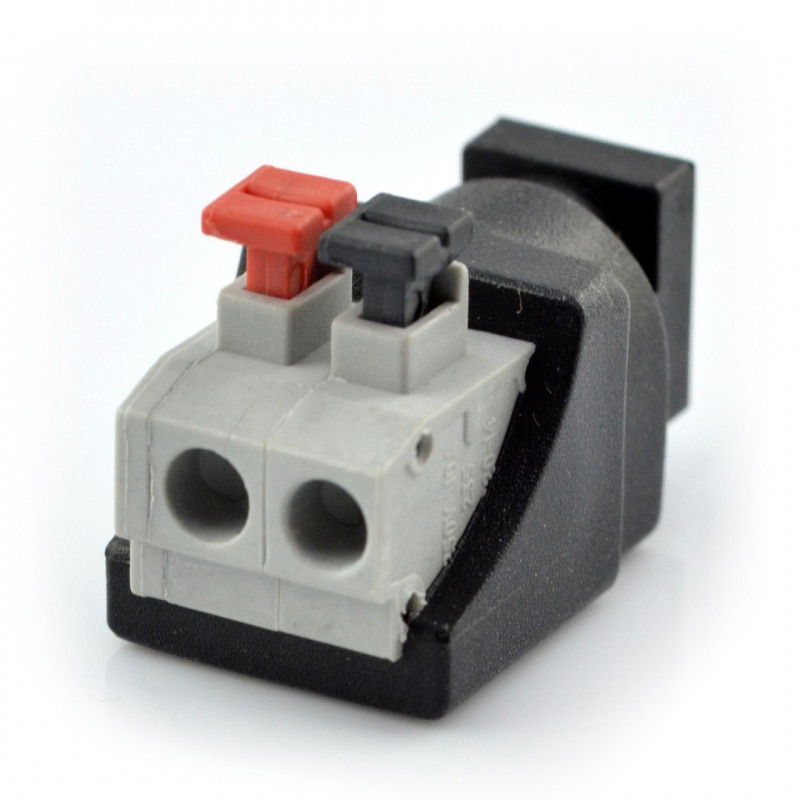 DC-Buchse φ5,5 x 2,1 mm mit Schnellkupplung