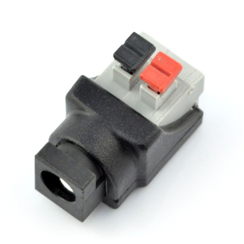 DC-Buchse φ5,5 x 2,1 mm mit Schnellkupplung