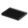 Kühlkörper 40x30x5mm für Raspberry Pi 4 mit Wärmeleitband - schwarz - zdjęcie 2