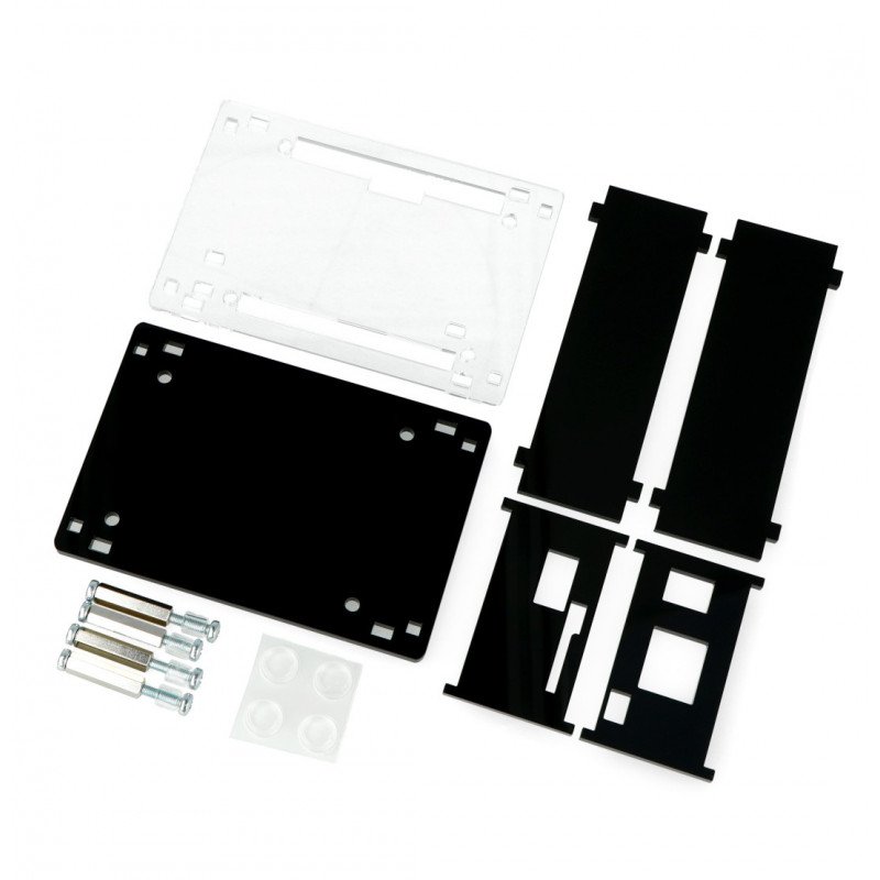 Tasche für BeagleBone Black schwarz - transparent