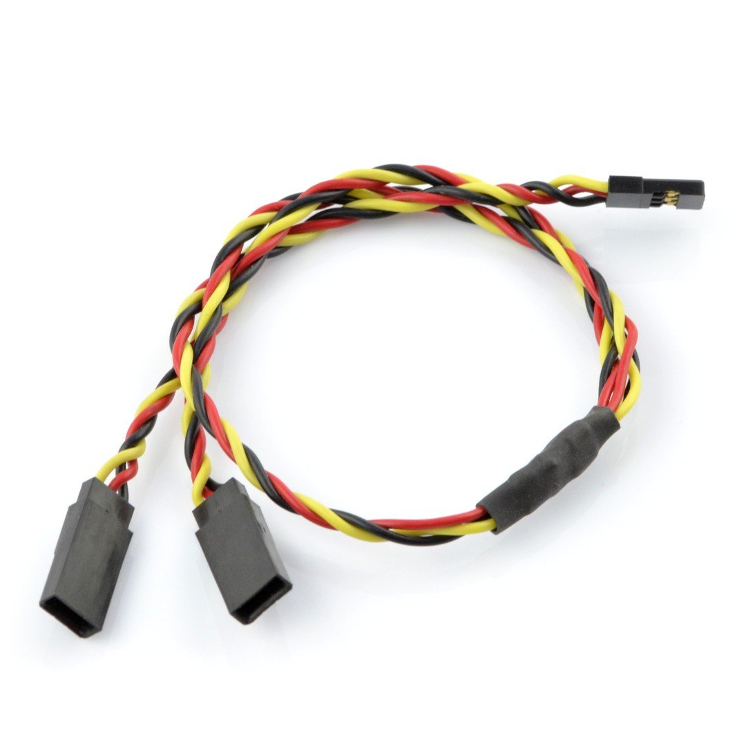 Kabel, Splitter für Servos "Y" - 30 cm verdrillt (JR)