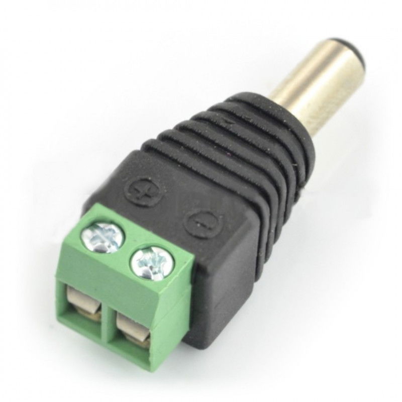 DC 5,5 x 2,1 mm Stecker mit Schnellkupplung