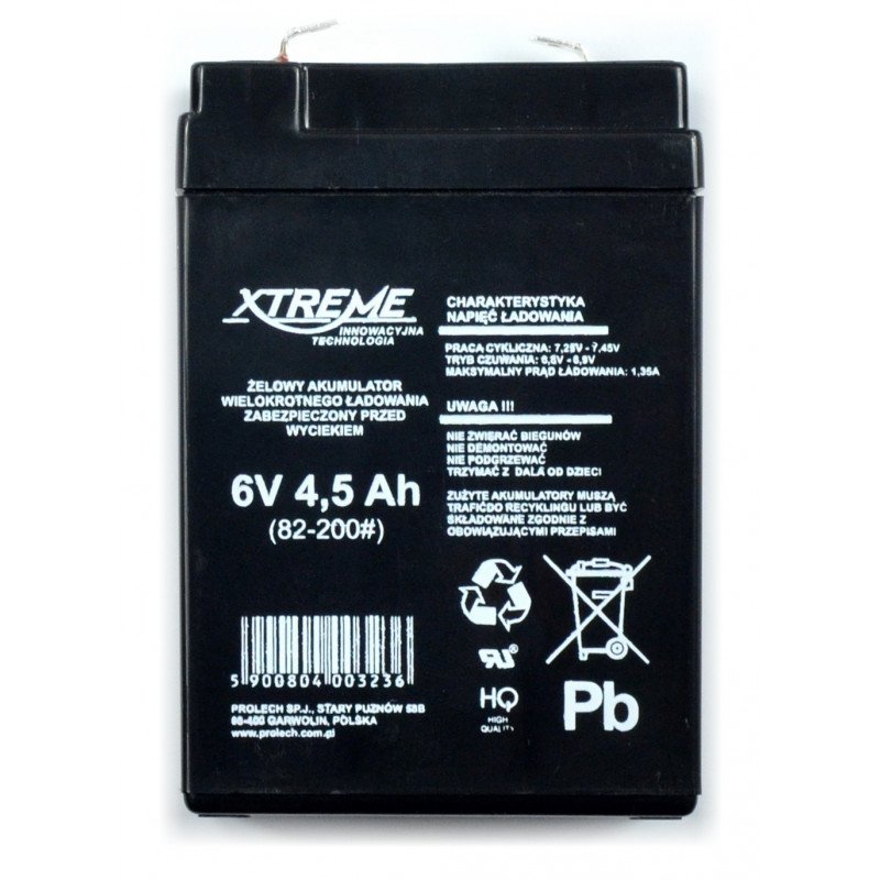 Gelbatterie 6V 4,5Ah Xtreme