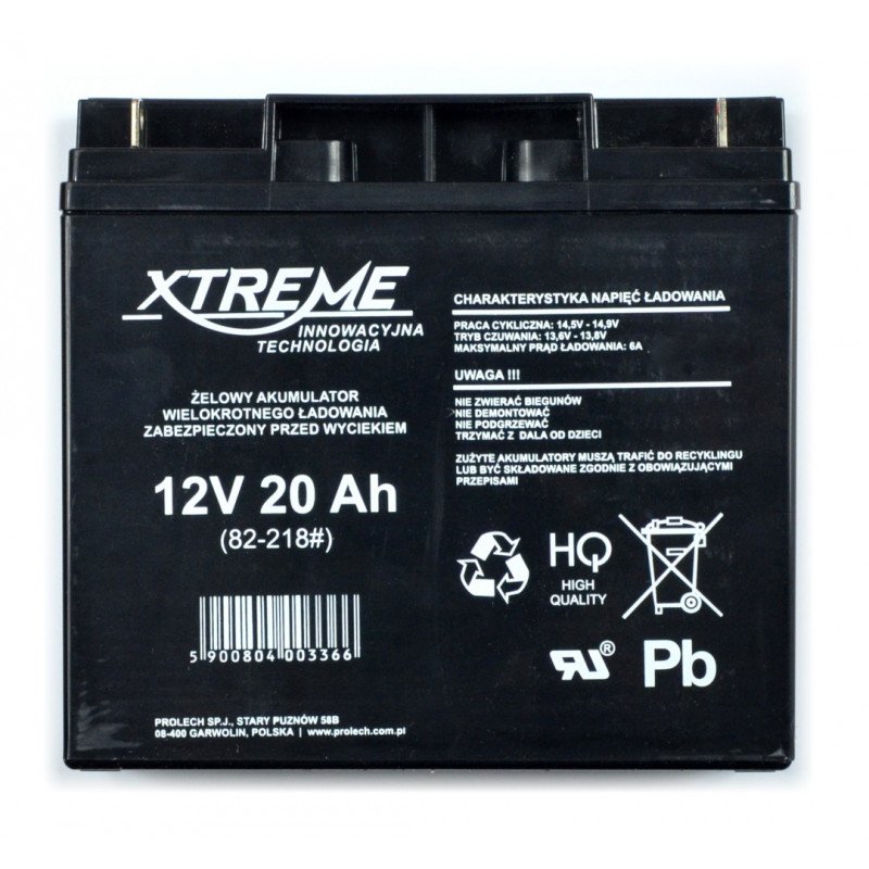 Gelbatterie 12V 20Ah Xtreme