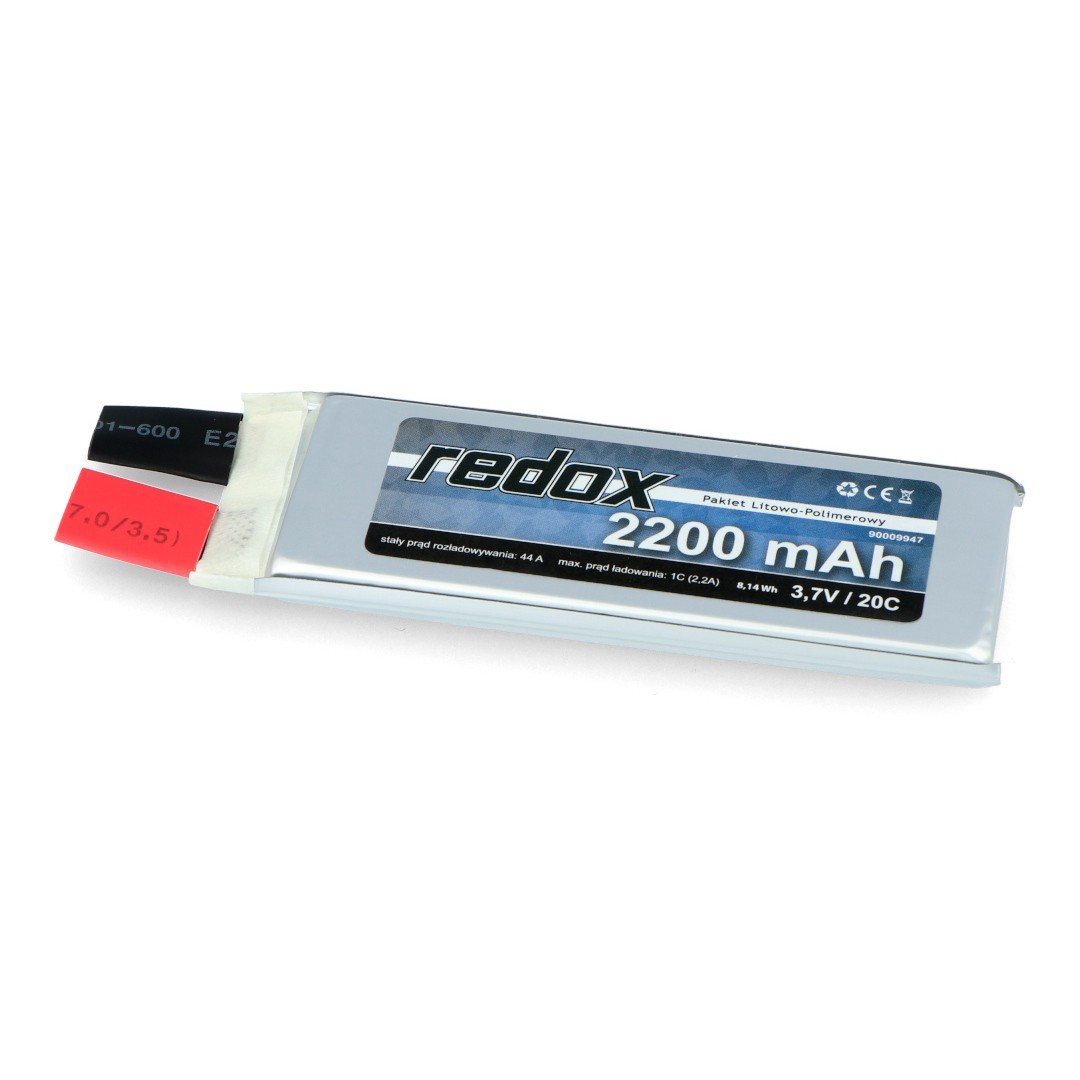 LiPol Redox 2200mAh 20C 1S 3,7V Zelle
