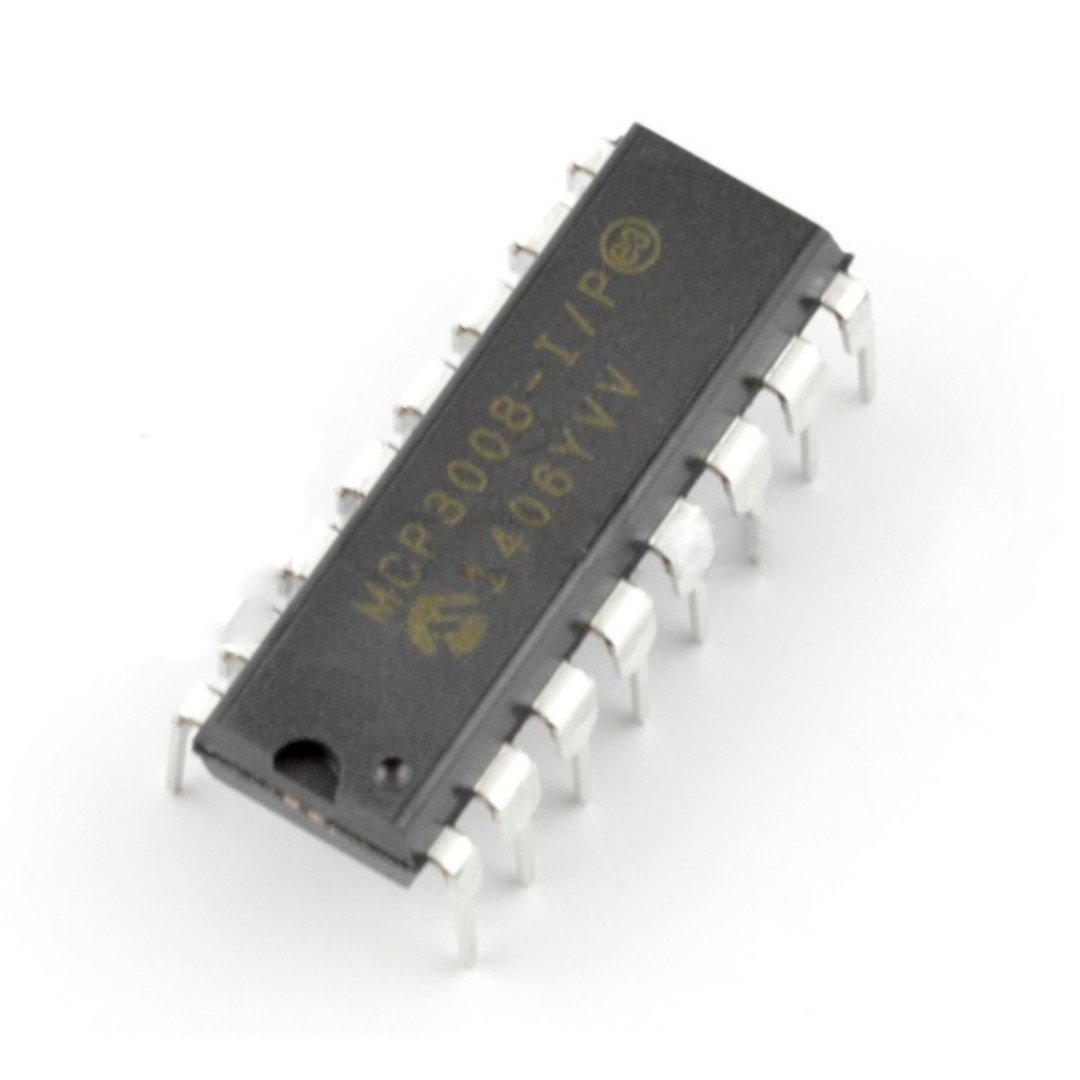 A / C-Konverter MCP3008 10-Bit-8-Kanal-SPI - DIP