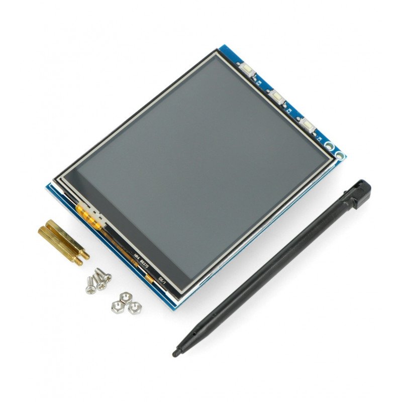 Resistiver Touchscreen LCD TFT 3,2 '' (C) 320x240px GPIO für Raspberry Pi 4B / 3B + / 3B / Zero