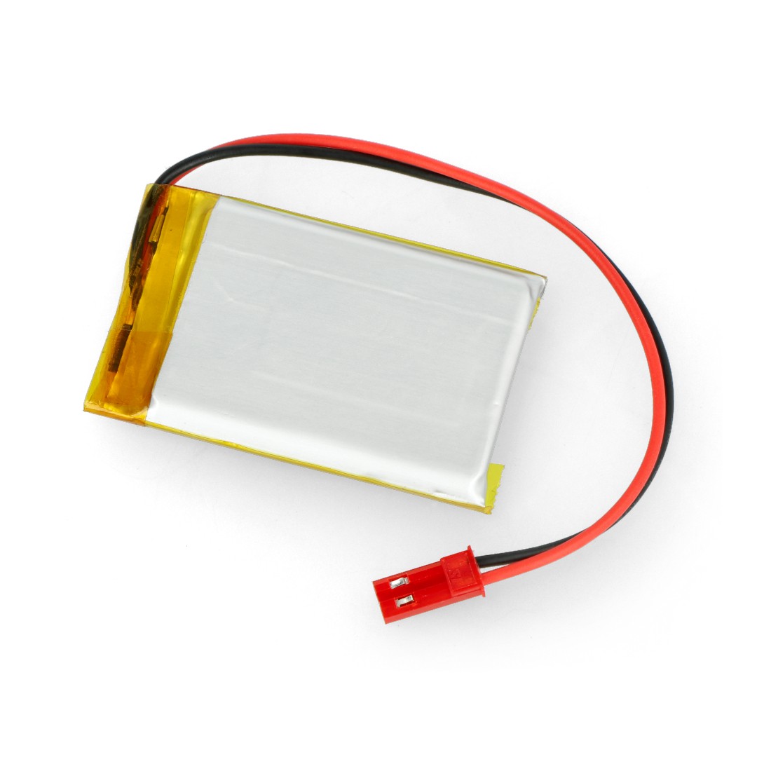Akyga 900mAh 1S 3,7V Li-Pol Akku - JST-BEC Stecker + Buchse - 50x34x5mm