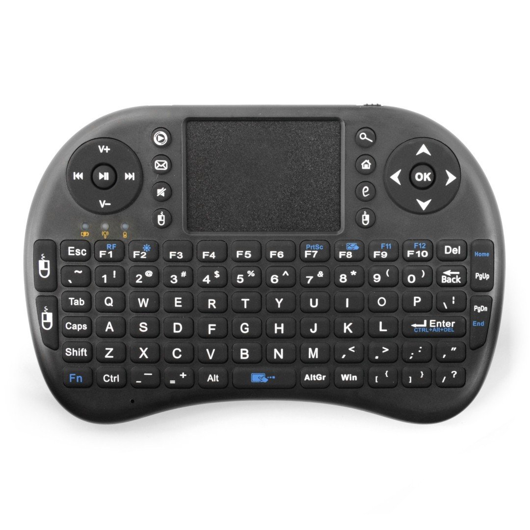 Kabellose Tastatur + Touchpad Blow mini - schwarz - AAA-Batterien