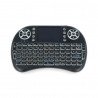 RGB K800I kabellose Mini-Tastatur + Mini Key Touchpad – schwarz - zdjęcie 1
