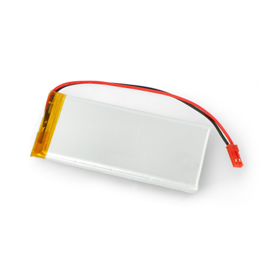 Akyga 2600mAh 1S 3,7V Li-Pol Akku - JST-BEC Stecker + Buchse - 90x42x6mm