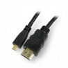 HDMI-Micro HDMI Blow Classic schwarzes Kabel - 1,5 m - zdjęcie 1