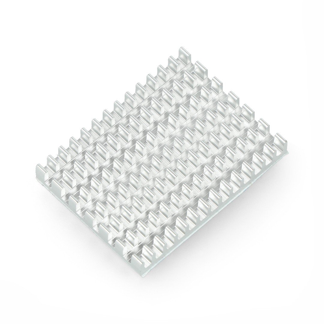 Kühlkörper 40x30x5mm für Raspberry Pi 4 mit Wärmeleitband - Silber