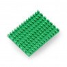 Kühlkörper 40x30x5mm für Raspberry Pi 4 mit Wärmeleitband - grün - zdjęcie 1