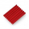 Kühlkörper 40x30x5mm für Raspberry Pi 4 mit Wärmeleitband - rot - zdjęcie 1