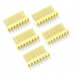 2,54 mm Rasterstecker - 8-poliger Stecker - 5St.