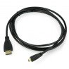 HDMI / microHDMI Kabel Akyga AK-HD-15R ver. 1,4 1,8 m - zdjęcie 2