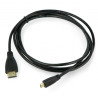 HDMI / microHDMI Kabel Akyga AK-HD-15R ver. 1,4 1,8 m - zdjęcie 2
