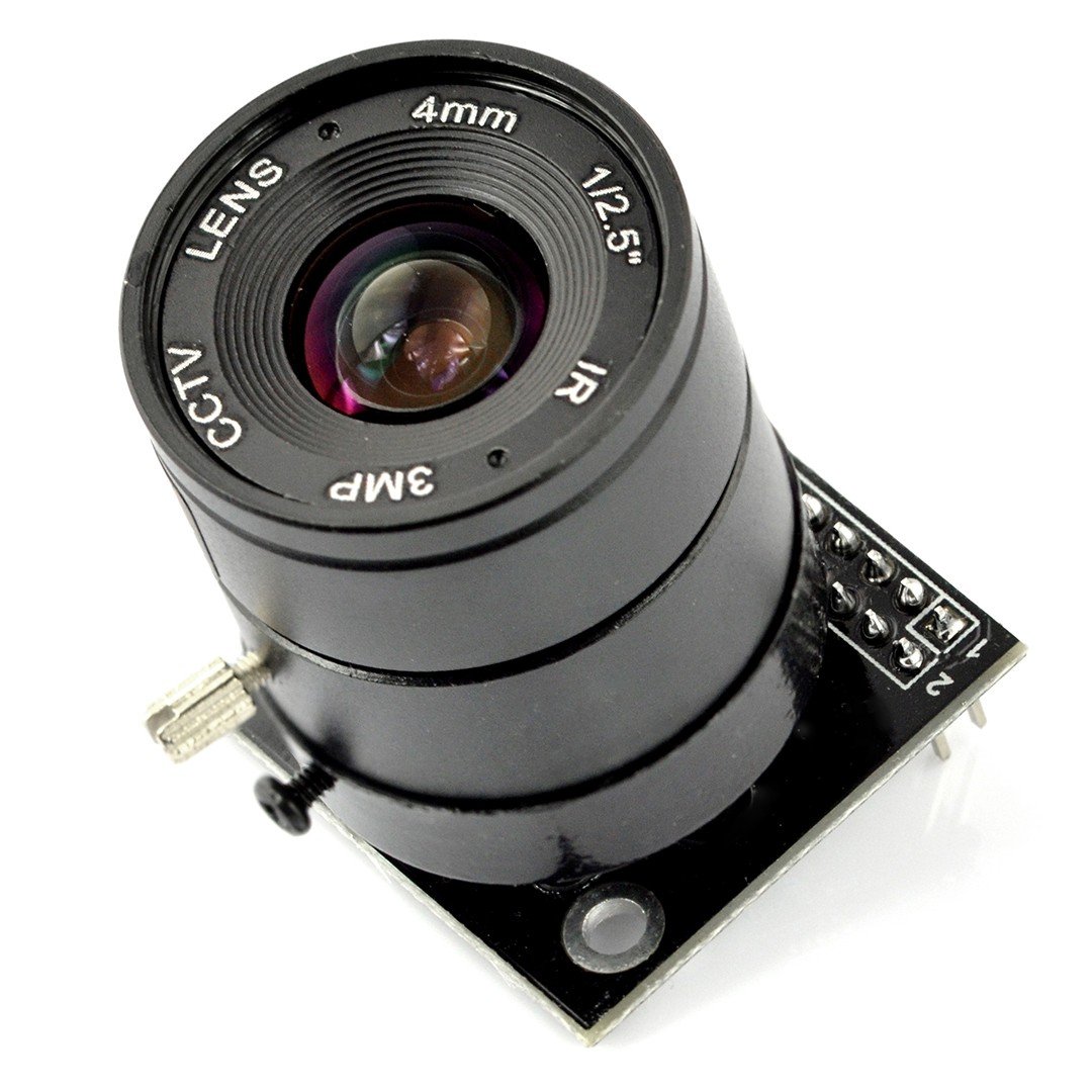 ArduCam OV5642 5MPx Kameramodul mit HQ CS Mount Objektiv Botland -  Robotikgeschäft