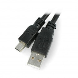 MiniUSB Kabel B - A 2.0 Lanberg 0,3m - schwarz