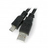 MiniUSB-Kabel B - A 2.0 Lanberg 0,3 m - schwarz - zdjęcie 1