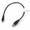 MiniUSB-Kabel B - A 2.0 Lanberg 0,3 m - schwarz - zdjęcie 2