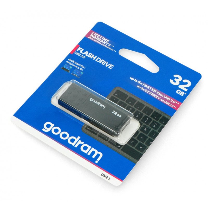 GoodRam Flash-Laufwerk – USB 3.0 UME3 Schwarz 32 GB